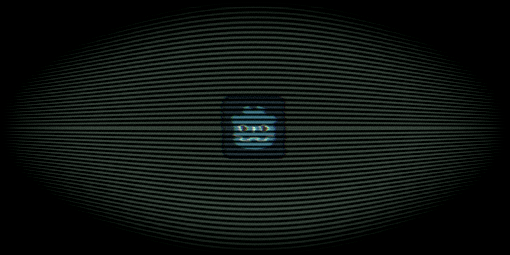 Spooky VHS Security Camera Monitor